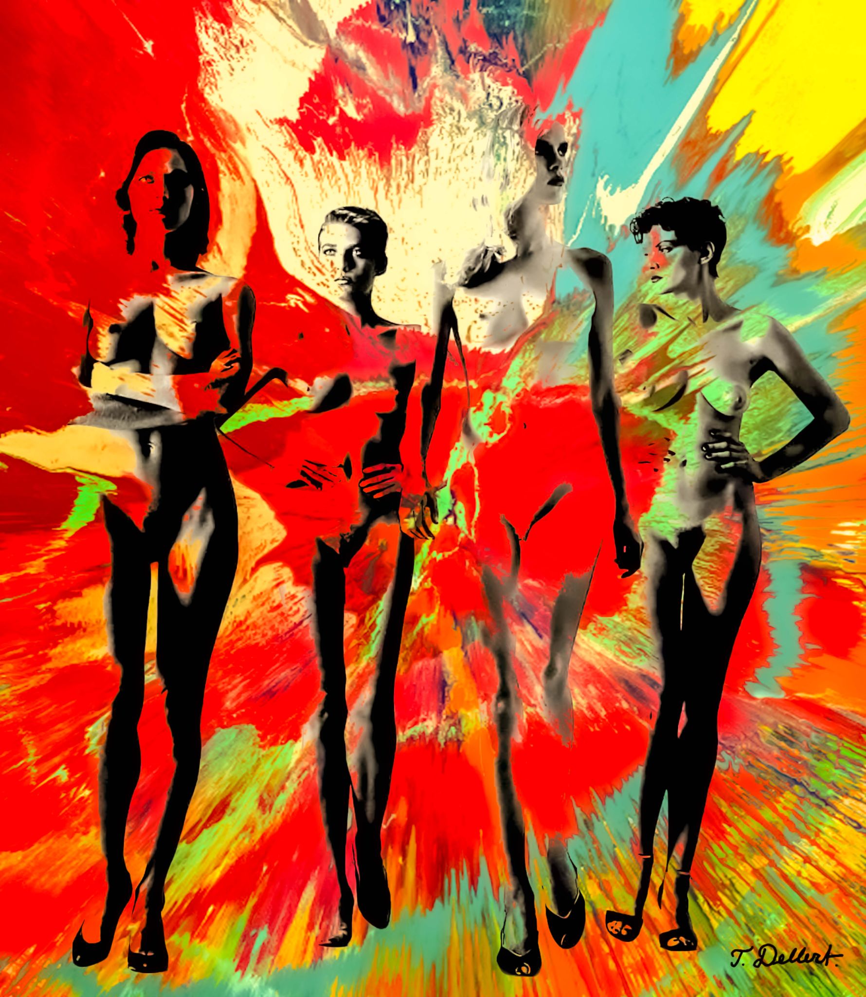 Splashing  Girls 